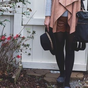 PinkBlush Faux Suede Vest
